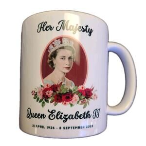 Queen Elizabeth II 1926 2022 Her Majesty the Queen Remembrance Keepsake Mug